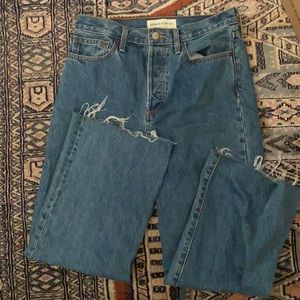 Aritzia Denim Forum Farrah Wide Leg Jeans